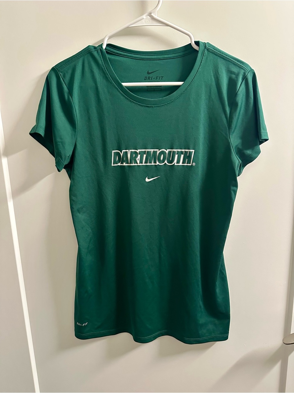 Nike Women's Green Dartmouth Graphic Dri-FIT Tee